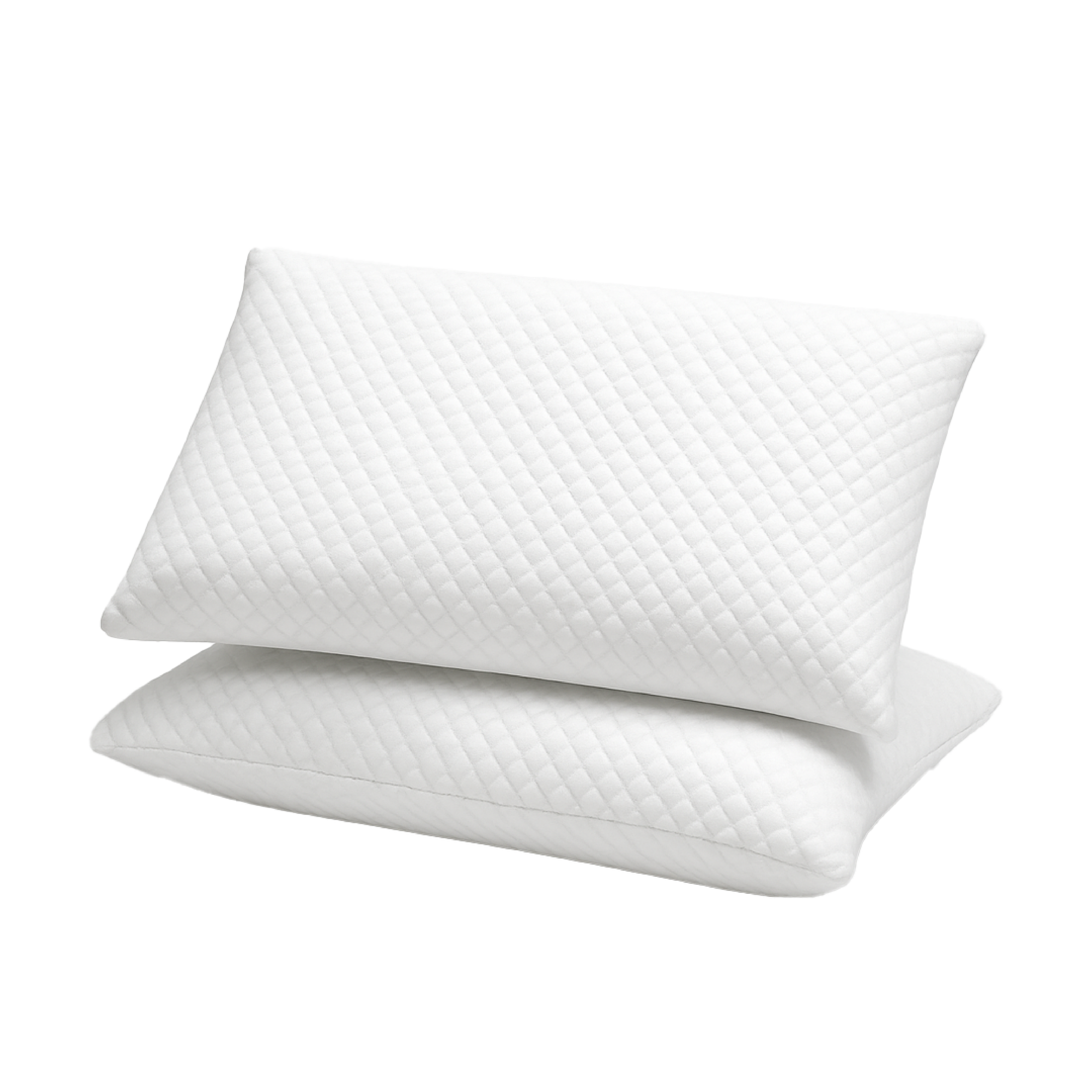 Coppia di Federe con zip in Maglia Jacquard Goffrata